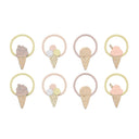 Set de opt mini elastice de păr Ice Cream Mimi & Lula