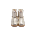 Ghete Xelly Iepuraș, Silver Metallic Leather – imagine oficială 1