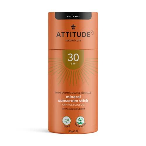 Stick de protectie solara pt fata SPF 30, orange blossom, ATTITUDE