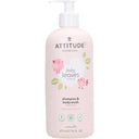 2in1 Șampon și Gel de duș Baby Leaves fără miros 473 ml, ATTITUDE - Carousel