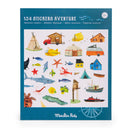 Set de 154 de stickere reutilizabile „Exploratorul”, Le Jardin du Moulin — Moulin Roty