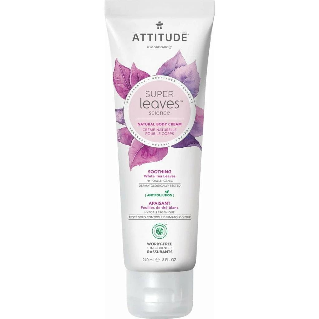 Cremă de corp Super Leaves, efect de calmare 240 ml, ATTITUDE