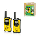 Set de două walkie-talkie galbene pentru copii