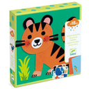 Set de colaj din fetru „Animale moi” — Djeco