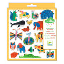 Set de 60 de stickere din fetru „Animale de pretutindeni” — Djeco