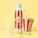 Spuma de duș Inuwet cu aromă de popcorn într-un decor galben