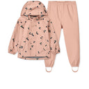 Set de ploaie impermeabil roz