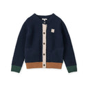 Cardigan tricotat Liewood bleumarin, vedere frontală