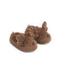 Papucii de casă Aviaja Reindeer Pecan Liewood, văzuți din față