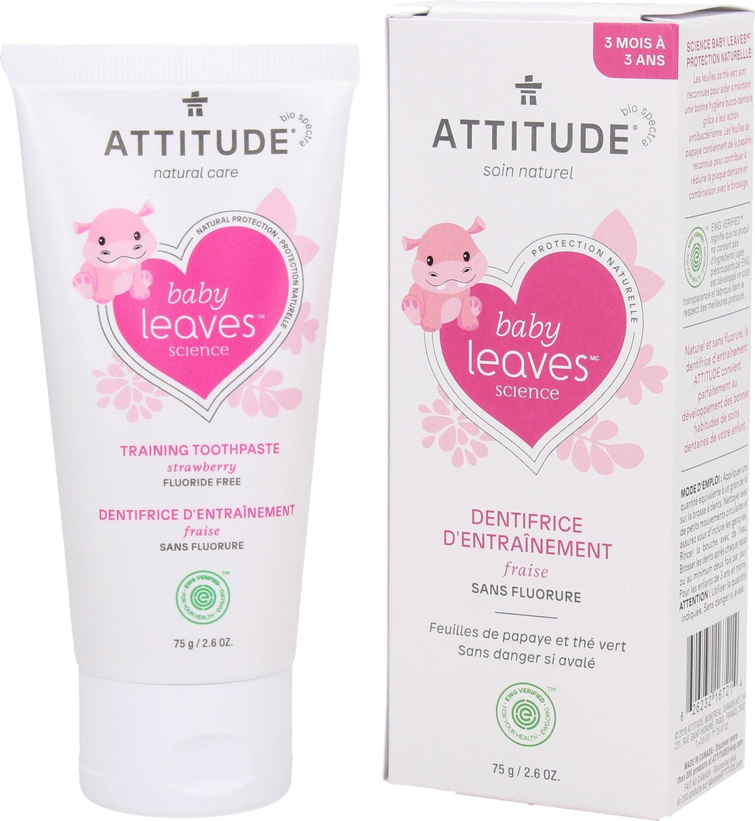 Pastă de dinți Baby Leaves fără fluor 75 ml, ATTITUDE