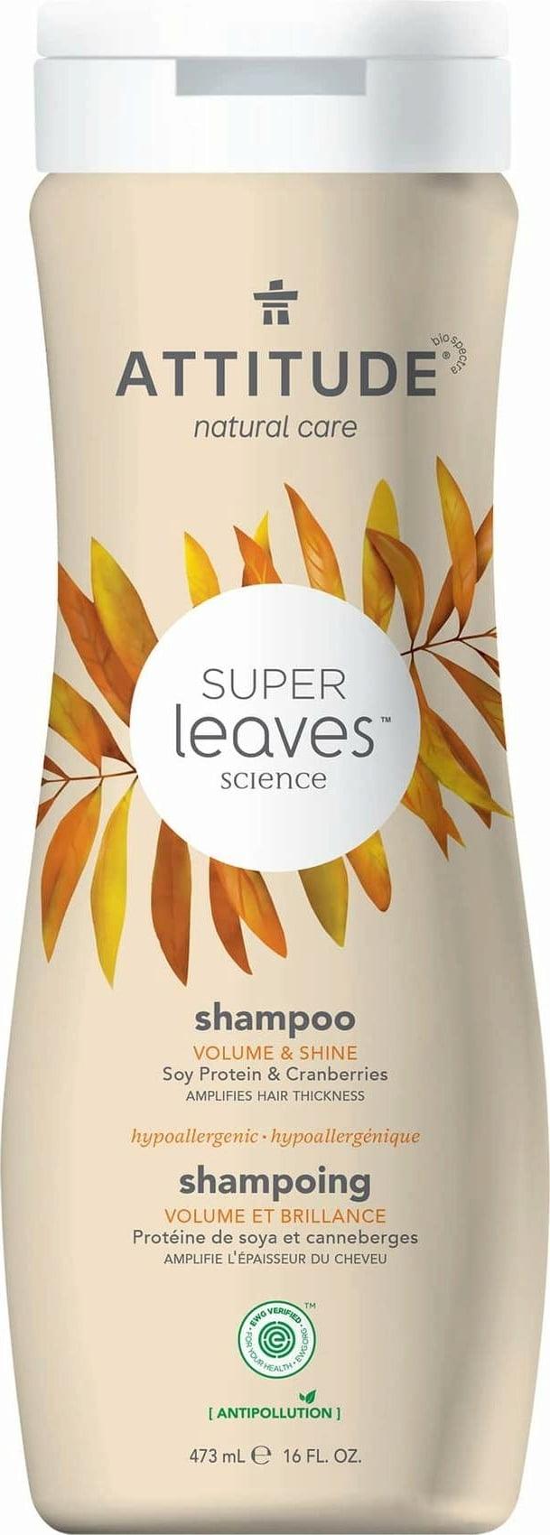 Șampon Super Leaves Volum și Strălucire 473 ml, ATTITUDE