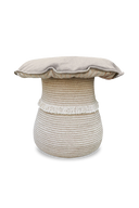 Coșul Giant Mushroom în formă de ciupercă, cu capac