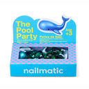Cutia Anisplash Nailmatic Kids cu 15 perle de baie în forme marine