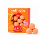 Cutia Sweet Mango Nailmatic Kids cu mini-bile efervescente portocalii