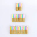 Mini lumânări pastel pentru tort, grupate în trei seturi