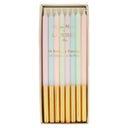 Set of 16 Gold-Tipped Cake Candles — Meri Meri