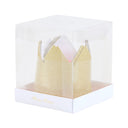 Ambalaj transparent cu opt coronițe Mini Gold Glitter Meri Meri