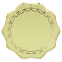Farfurie mare din carton Ladurée verde-pastel, vedere de sus
