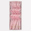 Set 20 lumanari spirale roz pentru tort