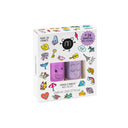 Set WOW Nailmatic cu două lacuri și stickere pentru unghii, în cutie