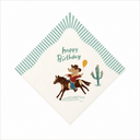 Șervețel de petrecere Happy Birthday cu ponei — Maileg
