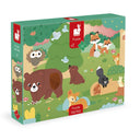 Cutia puzzle-ului tactil Animale din pădure — Janod