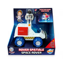 Rover spațial Buki cu astronaut, în ambalaj