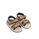 Sandalele Monty Golden Caramel Liewood, văzute din față