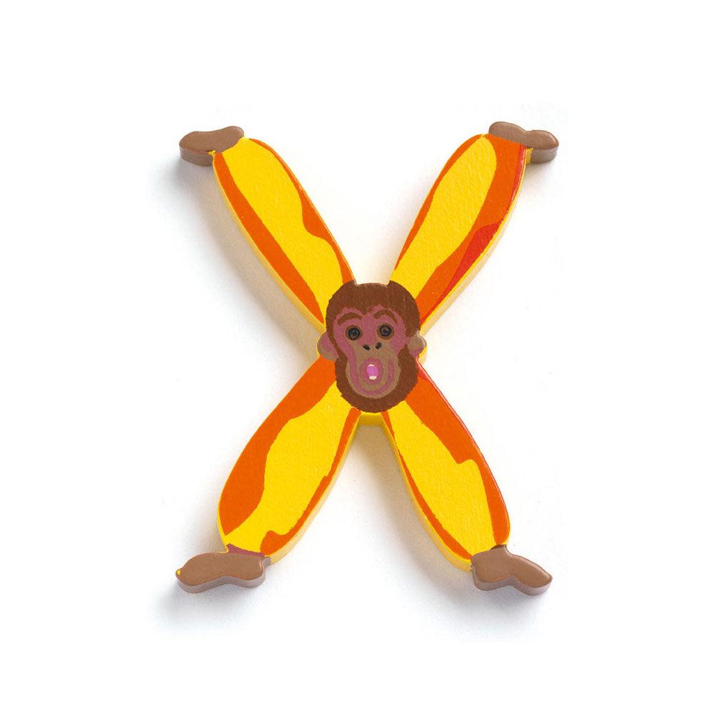 LITERE IN LEMN - X - Litere Animalute