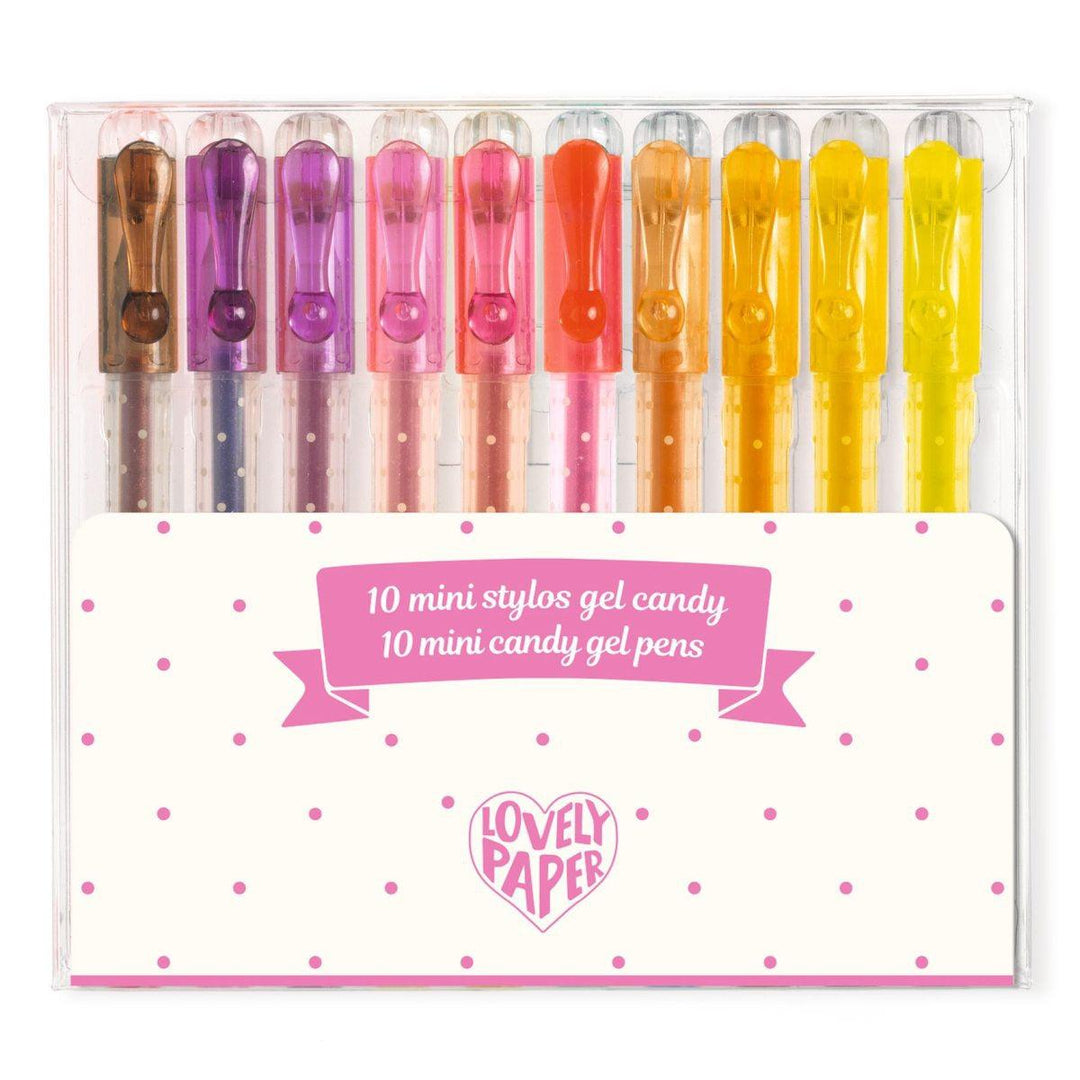 10 mini pixuri cu gel Candy