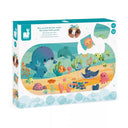 Cutia puzzle-ului de baie Oceanul meu, cu 28 de piese — Janod