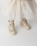Ghete Kheera Iepuraș, Silver Metallic Leather – imagine oficială 2