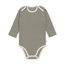 Body cu mânecă lungă 2 buc blue/olive (80) - Carousel