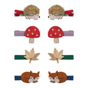 Agrafe de par ,, Animalute din padure"