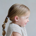 Set cercei adezivi pentru copii ,,Perle și pietre roz"