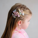 Set agrafe mini cu unicorn