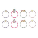 Set elastice de par cu unicorn si stele