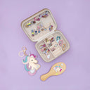 Peria Magical Unicorn într-o compoziție cu cutie și accesorii asortate