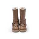 Ghete Daffy, Lavender Brown Leather – imagine oficială 3