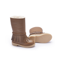 Ghete Daffy, Lavender Brown Leather – imagine oficială 5
