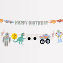 Ghirlanda decorativa cu robotei si dinozauri