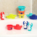 Set jucarii baie cu barci, figurine si cupe