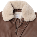 Jachetă din piele Yuki Urs, Cognac Leather – imagine oficială 6