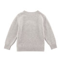 Pulover din lână merino Denn Mielușel, Soft Grey Melange – imagine oficială 3