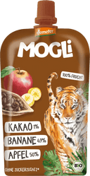 Piure Eco din mere si cacao 120 gr, Mogli - Carousel