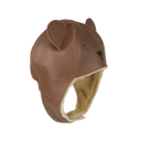 Căciulă Kapi Classic Urs, Cognac Classic Leather – imagine oficială 3