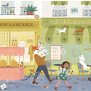 Puzzle ,, Pe strada Rue des lilas''