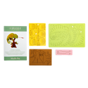 Piesele demontate ale puzzle-ului 3D Cameleon
