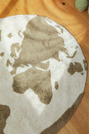 Covor lavabil din bumbac ,,World Map"