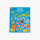 Coperta albastră a caietului cu 300 de stickere Les Toupitis